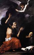 Jose de Ribera St Jerome and the Angel painting